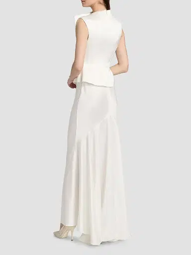 Acler Women's Forever Young Harty Satin Draped Gown - | Thumbnail 5 Acler Women's Forever Young Harty Satin Draped Gown - | Thumbnail 5