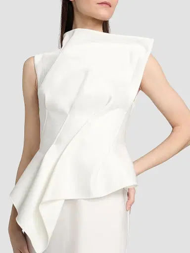 Acler Women's Forever Young Harty Satin Draped Gown - | Thumbnail 6 Acler Women's Forever Young Harty Satin Draped Gown - | Thumbnail 6