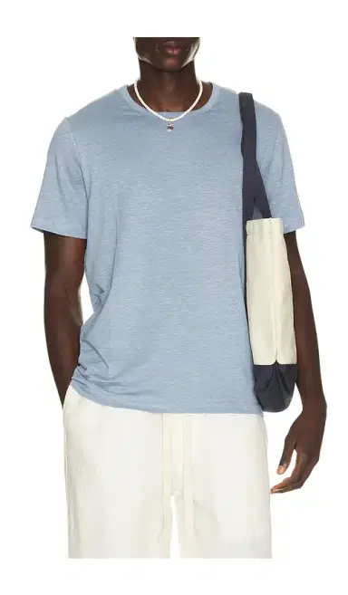 onia Stretch Linen Crewneck Tee Shirt | Thumbnail 5 onia Stretch Linen Crewneck Tee Shirt | Thumbnail 5