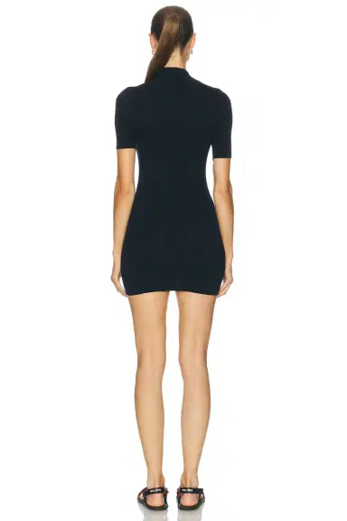 Miu Miu Cotton Ribs Dress | Thumbnail 3 Miu Miu Cotton Ribs Dress | Thumbnail 3