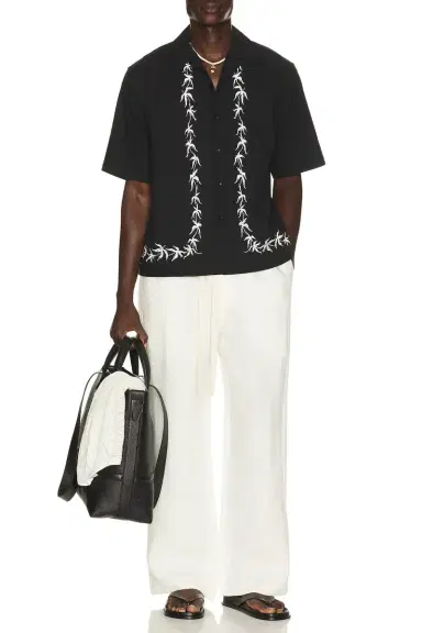Commas Wide Leg Linen Trousers | Thumbnail 4 Commas Wide Leg Linen Trousers | Thumbnail 4