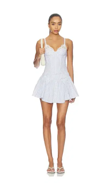 Fleur du Mal East Hampton Poplin Corset | Thumbnail 4 Fleur du Mal East Hampton Poplin Corset | Thumbnail 4
