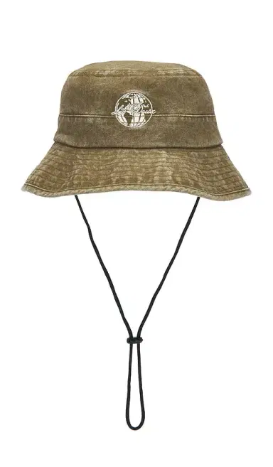 Les Deux Globe Denim Safari Hat | Thumbnail 1 Les Deux Globe Denim Safari Hat | Thumbnail 1