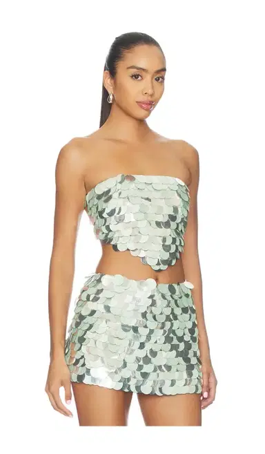 retrofete Maeva Sequin Top | Thumbnail 2 retrofete Maeva Sequin Top | Thumbnail 2