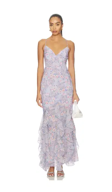 For Love & Lemons Elea Maxi Dress | Thumbnail 1 For Love & Lemons Elea Maxi Dress | Thumbnail 1
