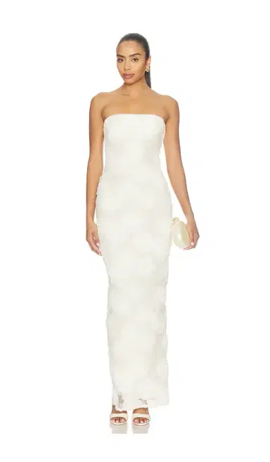 ROTATE Flower Mesh Tube Dress | Thumbnail 1 ROTATE Flower Mesh Tube Dress | Thumbnail 1