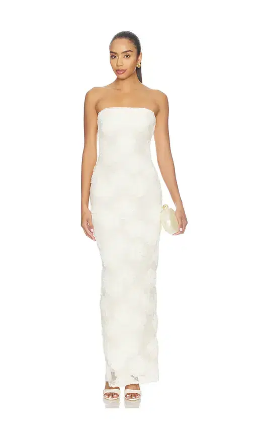 Flower Mesh Tube Dress Flower Mesh Tube Dress