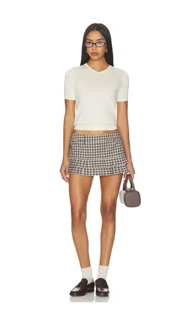 LIONESS Double Ruffle Mini Skort | Thumbnail 5 LIONESS Double Ruffle Mini Skort | Thumbnail 5
