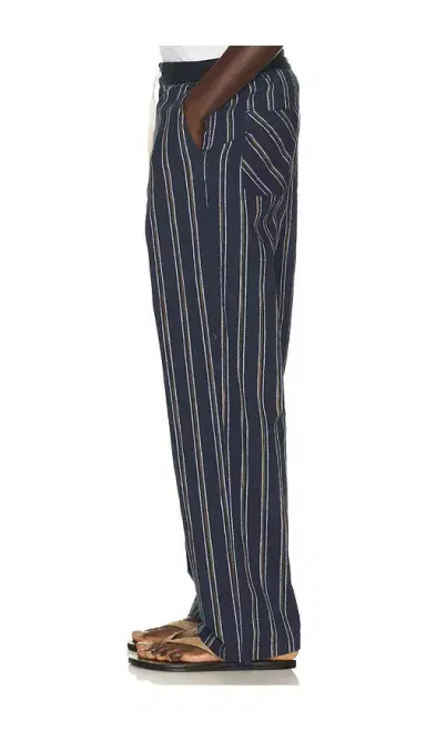 Scotch & Soda Otis Striped Linen Blend Straight Fit Jogger | Thumbnail 2 Scotch & Soda Otis Striped Linen Blend Straight Fit Jogger | Thumbnail 2