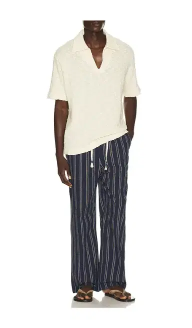 Scotch & Soda Otis Striped Linen Blend Straight Fit Jogger | Thumbnail 4 Scotch & Soda Otis Striped Linen Blend Straight Fit Jogger | Thumbnail 4