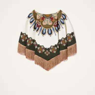 La DoubleJ Reversible Mini Poncho | Thumbnail 6 La DoubleJ Reversible Mini Poncho | Thumbnail 6