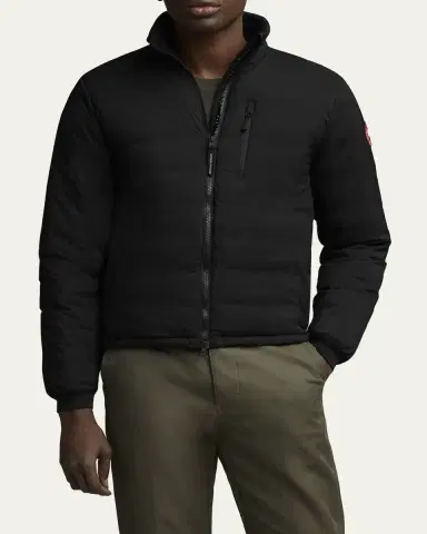 Canada Goose Men's Lodge Zip-Front Puffer Coat | Thumbnail 4 Canada Goose Men's Lodge Zip-Front Puffer Coat | Thumbnail 4