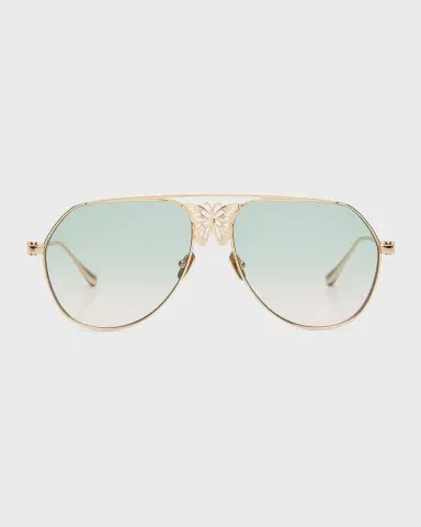 Anna-Karin Karlsson Miss Rosell 2 Butterfly Titanium Aviator Sunglasses | Thumbnail 3 Anna-Karin Karlsson Miss Rosell 2 Butterfly Titanium Aviator Sunglasses | Thumbnail 3