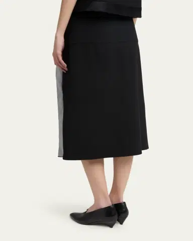 Jil Sander Slit Paneled Midi Skirt | Thumbnail 3 Jil Sander Slit Paneled Midi Skirt | Thumbnail 3