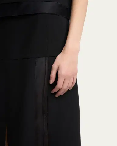 Jil Sander Slit Paneled Midi Skirt | Thumbnail 5 Jil Sander Slit Paneled Midi Skirt | Thumbnail 5
