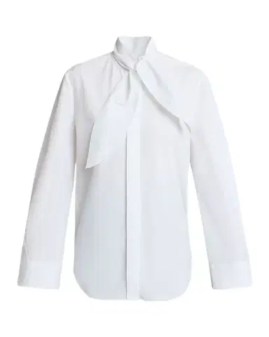 Givenchy Bow Neck Cotton-Poplin Button-Down Shirt | Thumbnail 1 Givenchy Bow Neck Cotton-Poplin Button-Down Shirt | Thumbnail 1