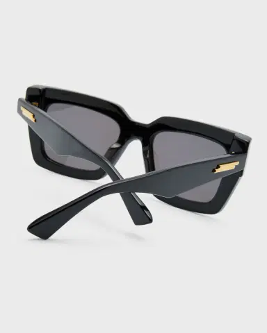 Bottega Veneta Raised Logo Acetate Cat-Eye Sunglasses | Thumbnail 5 Bottega Veneta Raised Logo Acetate Cat-Eye Sunglasses | Thumbnail 5