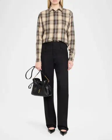 Saint Laurent Jamie YSL Quilted Lambskin Leather Shoulder Bag | Thumbnail 5 Saint Laurent Jamie YSL Quilted Lambskin Leather Shoulder Bag | Thumbnail 5