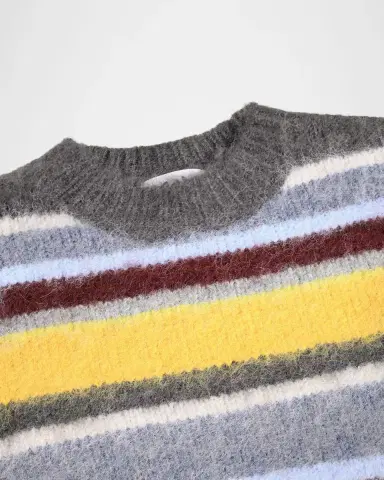 Molo Boy 's Brian Striped Crewneck Sweater, Size 7-12 | Thumbnail 3 Molo Boy 's Brian Striped Crewneck Sweater, Size 7-12 | Thumbnail 3