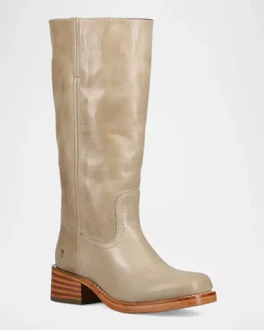 Frye Campus 14L Leather Wide Calf Boots | Thumbnail 2 Frye Campus 14L Leather Wide Calf Boots | Thumbnail 2