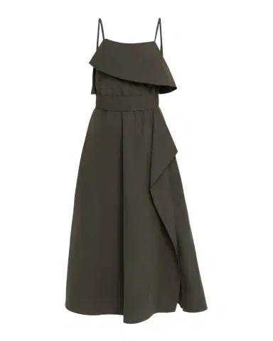 Proenza Schouler White Label Reign Washed Cotton Midi Dress | Thumbnail 1 Proenza Schouler White Label Reign Washed Cotton Midi Dress | Thumbnail 1