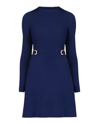 Shoshanna Janice Buckle-Detail Mini Dress | Thumbnail 1 Shoshanna Janice Buckle-Detail Mini Dress | Thumbnail 1