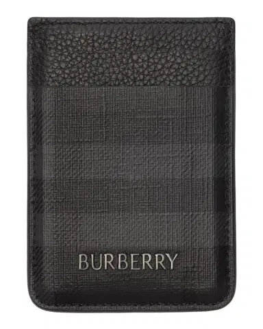 Burberry Men's City Check Magnetic Card Case | Thumbnail 1 Burberry Men's City Check Magnetic Card Case | Thumbnail 1