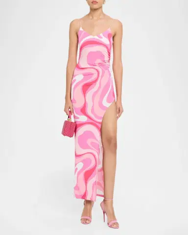 Generation Love Hailey Geometric Jersey Maxi Dress | Thumbnail 2 Generation Love Hailey Geometric Jersey Maxi Dress | Thumbnail 2