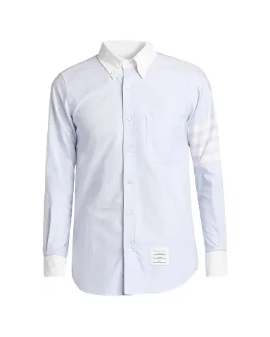 Thom Browne Men's Engineered 4-Bar Straight-Fit Oxford Shirt | Thumbnail 1 Thom Browne Men's Engineered 4-Bar Straight-Fit Oxford Shirt | Thumbnail 1
