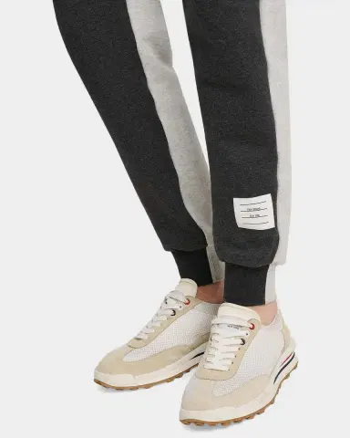 Thom Browne Men's Engineered 4-Bar Colorblocked Loopback Cotton Sweatpants | Thumbnail 5 Thom Browne Men's Engineered 4-Bar Colorblocked Loopback Cotton Sweatpants | Thumbnail 5