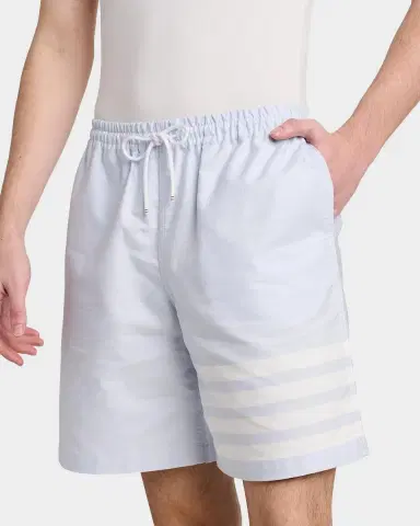Thom Browne Men's Engineered 4-Bar Oxford Rugby Shorts | Thumbnail 5 Thom Browne Men's Engineered 4-Bar Oxford Rugby Shorts | Thumbnail 5