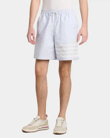 Thom Browne Men's Engineered 4-Bar Oxford Rugby Shorts | Thumbnail 6 Thom Browne Men's Engineered 4-Bar Oxford Rugby Shorts | Thumbnail 6