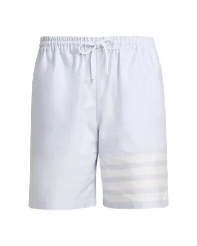Thom Browne Men's Engineered 4-Bar Oxford Rugby Shorts | Thumbnail 1 Thom Browne Men's Engineered 4-Bar Oxford Rugby Shorts | Thumbnail 1