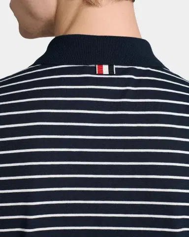 Thom Browne Men's Engineered 4-Bar High-Twist Jersey Polo Shirt | Thumbnail 5 Thom Browne Men's Engineered 4-Bar High-Twist Jersey Polo Shirt | Thumbnail 5