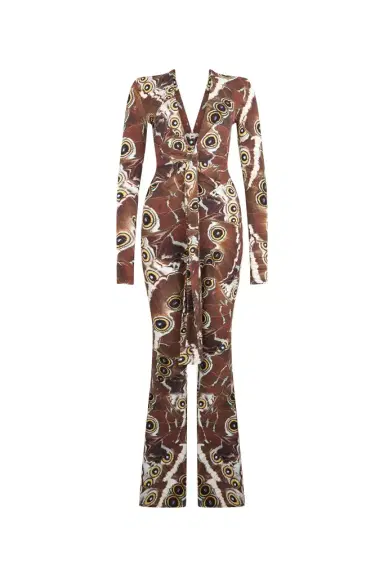 Roberto Cavalli Mini Butterfly Print Jumpsuit | Thumbnail 1 Roberto Cavalli Mini Butterfly Print Jumpsuit | Thumbnail 1