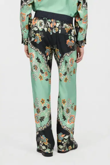 Roberto Cavalli Kimono Print Trousers | Thumbnail 3 Roberto Cavalli Kimono Print Trousers | Thumbnail 3