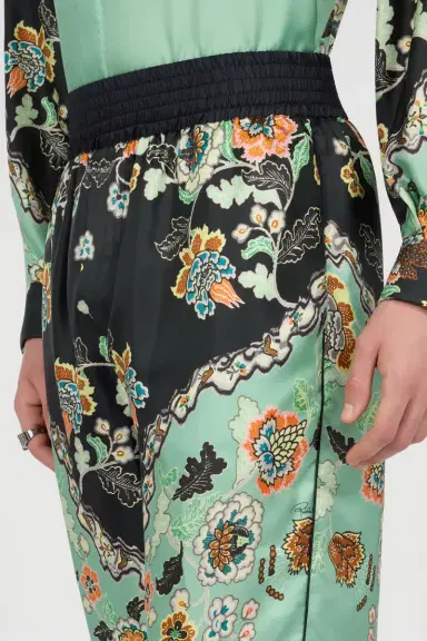 Roberto Cavalli Kimono Print Trousers | Thumbnail 4 Roberto Cavalli Kimono Print Trousers | Thumbnail 4