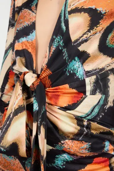Roberto Cavalli Butterfly Print Mini Dress | Thumbnail 5 Roberto Cavalli Butterfly Print Mini Dress | Thumbnail 5