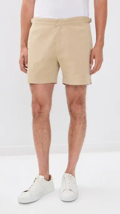 Orlebar Brown Bulldog Stretch Cotton Shorts 6 Sand Dune 38 | Thumbnail 2 Orlebar Brown Bulldog Stretch Cotton Shorts 6 Sand Dune 38 | Thumbnail 2