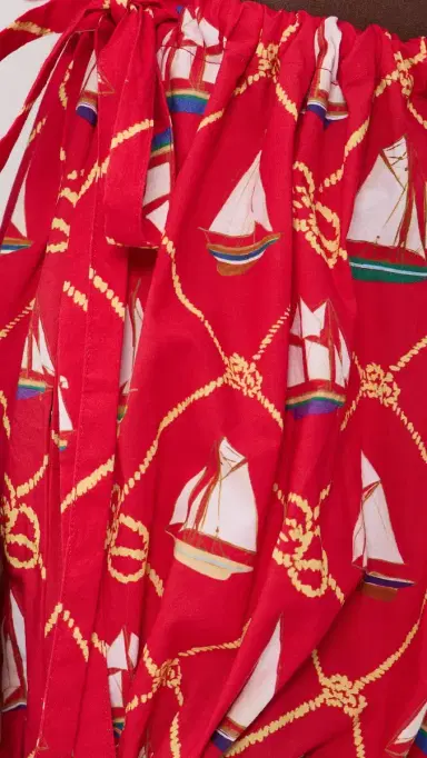 Coniglio Palm Beach Bubble Shorts Sailing Knots Captain Red One Size | Thumbnail 6 Coniglio Palm Beach Bubble Shorts Sailing Knots Captain Red One Size | Thumbnail 6