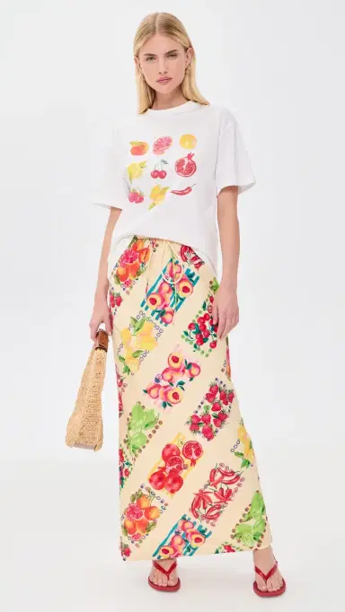 Never Fully Dressed Fruit Mabel Skirt Cream | Thumbnail 2 Never Fully Dressed Fruit Mabel Skirt Cream | Thumbnail 2