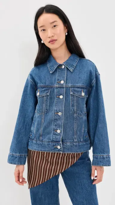PARKE Oversized Jean Jacket | Thumbnail 3 PARKE Oversized Jean Jacket | Thumbnail 3