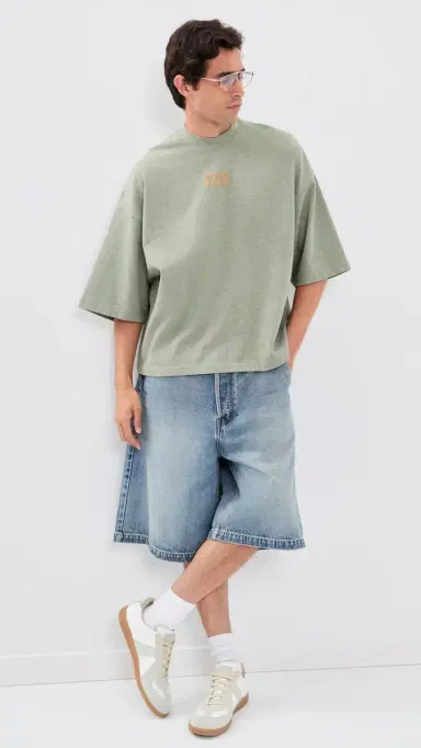 Fear of god Merch Tee Washed eal Heather | Thumbnail 5 Fear of god Merch Tee Washed eal Heather | Thumbnail 5