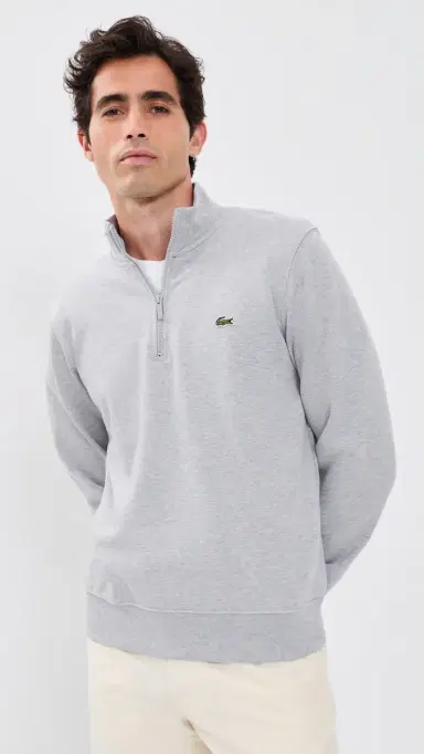 Lacoste Zip Up Sweatshirt | Thumbnail 2 Lacoste Zip Up Sweatshirt | Thumbnail 2