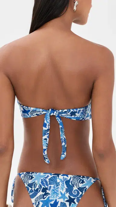 Farm Rio Strapless Bikini Top ea Charms Off White | Thumbnail 3 Farm Rio Strapless Bikini Top ea Charms Off White | Thumbnail 3