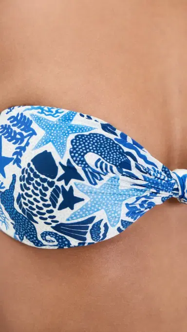Farm Rio Strapless Bikini Top ea Charms Off White | Thumbnail 6 Farm Rio Strapless Bikini Top ea Charms Off White | Thumbnail 6