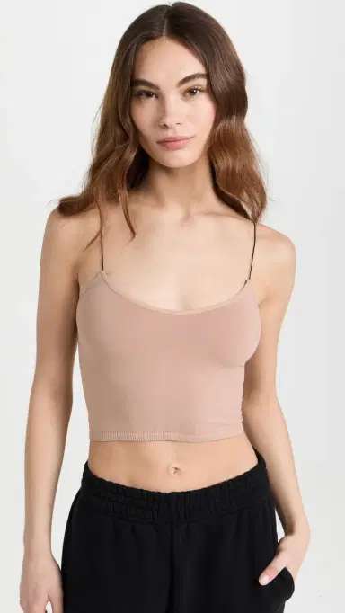 Free People Skinny Strap Seamless Brami Almond | Thumbnail 2 Free People Skinny Strap Seamless Brami Almond | Thumbnail 2