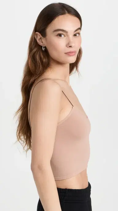 Free People Skinny Strap Seamless Brami Almond | Thumbnail 4 Free People Skinny Strap Seamless Brami Almond | Thumbnail 4