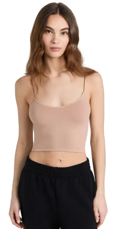 Free People Skinny Strap Seamless Brami Almond | Thumbnail 1 Free People Skinny Strap Seamless Brami Almond | Thumbnail 1