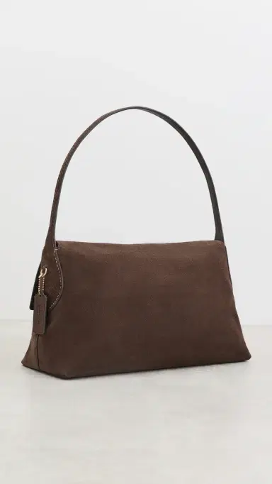 Coach Suede Chelsea Shoulder Bag 36 Dark Chocolate One Size | Thumbnail 4 Coach Suede Chelsea Shoulder Bag 36 Dark Chocolate One Size | Thumbnail 4